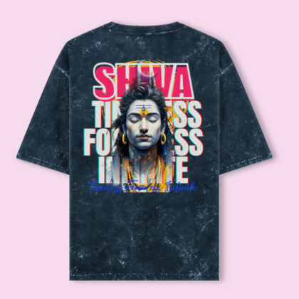 Infinite Shiva Acid Washed Tee