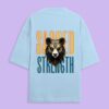 Sacred Strength Bear Unisex Terry Oversized Tee