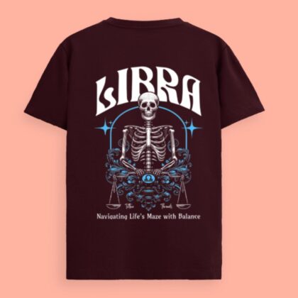 Libra Zodiac Supima Cotton T-shirt – "Equilibrium Edge"