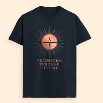 Supima Cotton Graphic Tee – Transform Through the Fire