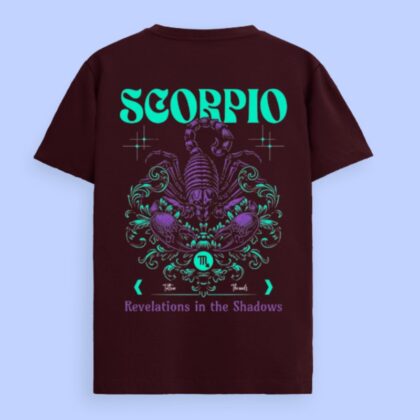 Scorpio Zodiac Supima Cotton T-shirt – "Venom & Vision"