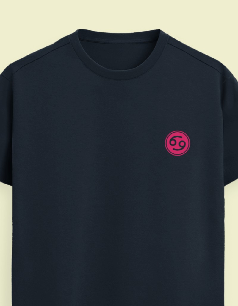 Cancer Zodiac Supima Cotton T-shirt – "Moon Tides" - Image 5