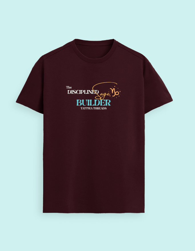 Capricorn Zodiac Graphic Unisex Supima T-Shirt - Image 6