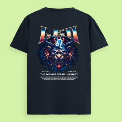 Leo Zodiac Graphic Unisex Supima T-Shirt