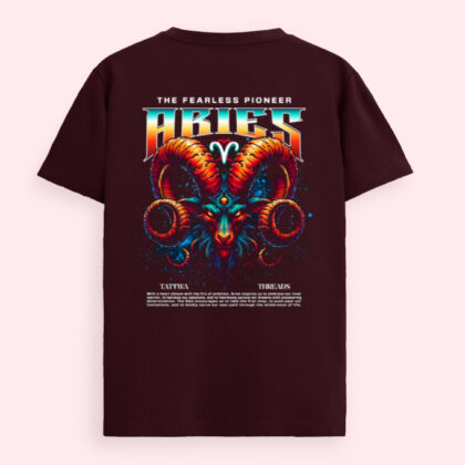 Aries Zodiac Graphics Unisex Supima T-Shirt