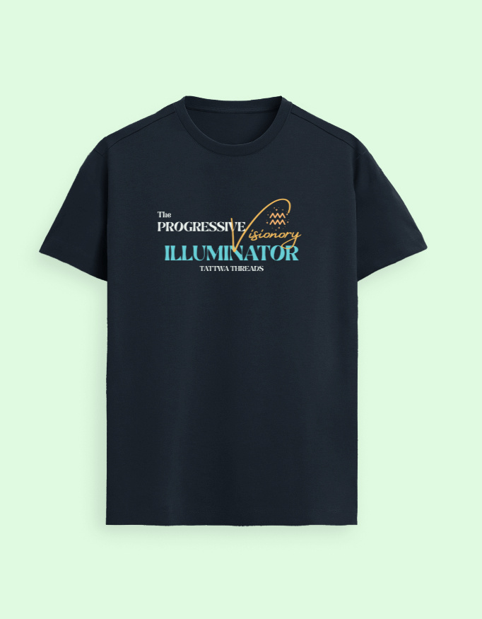 Aquarius Zodiac Graphic Unisex Supima T-Shirt - Image 10