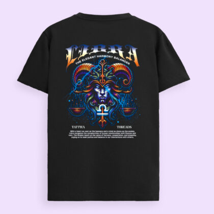 Libra Zodiac Graphic Unisex Supima T-Shirt