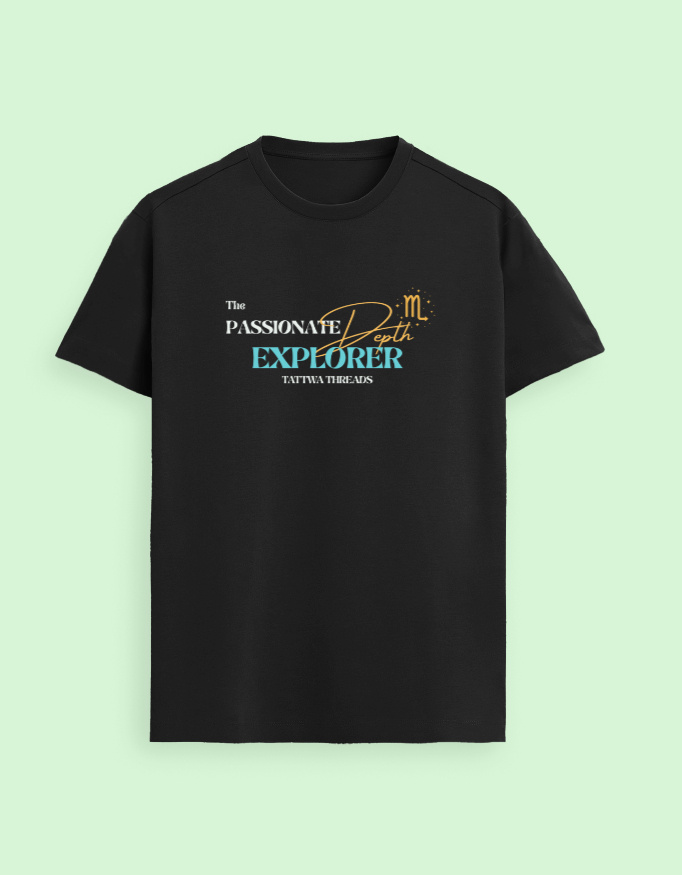 Scorpio Zodiac Graphic Unisex Supima T-Shirt - Image 13