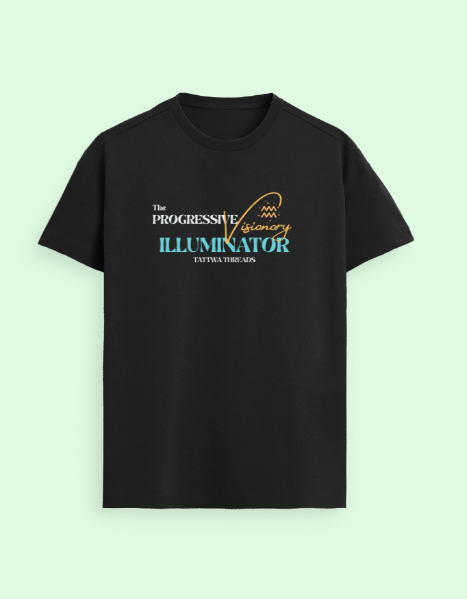 Aquarius Zodiac Graphic Unisex Supima T-Shirt - Image 13