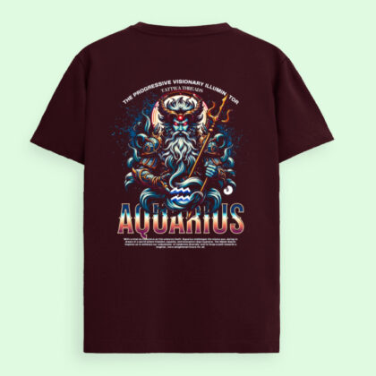 Aquarius Zodiac Graphic Unisex Supima T-Shirt